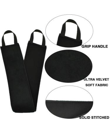 4 Pack Self Tanning Mitt Applicator Kit with Back Applicator, Exfoliating Glove, and Face Tanner Brush - Sunless Tan Set (Black) - Buy Online on GoSupps.com