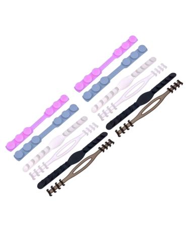 Clispeed 36 Stk mask extension ear iron bucke anti-slip-ear bracket rope buckle for facial cover reusable silicone ear cap mask cord buckle earreme earremes slide 18x2cmx3pcs