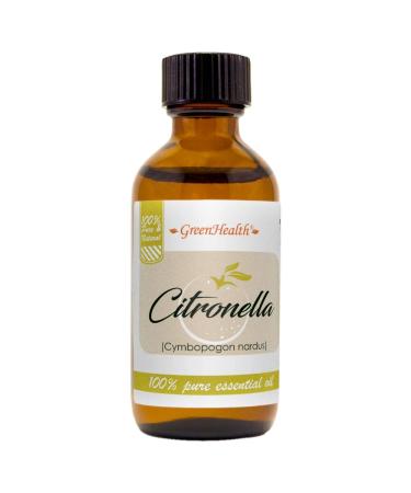2 fl oz - Citronella Essential Oil - 100% Pure Essential Oil - GreenHealth