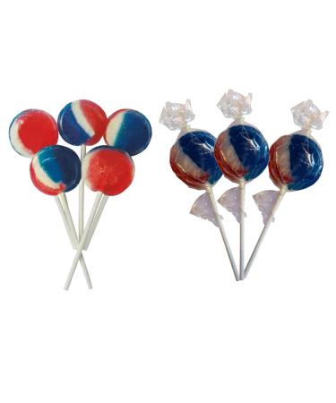 Joseph Dobson & Sons Mega Lollies - Different Flavours Lollipops Candy - Wrapped Mega Lollies (Great British Mix Mega Lollies 45)