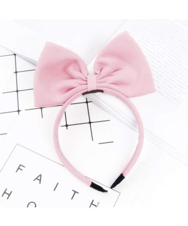 Big Bow Halloween Hair Hoop - Pink Style | Handmade Bow Headband for Women | Party & Cosplay Costume Headwear - Buy Online on GoSupps.com