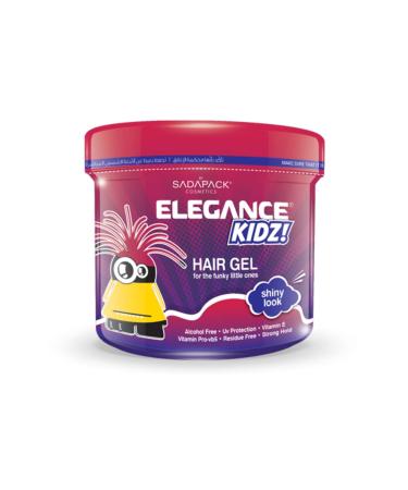 Elegance Kid's Hair Gel Strong Hold Wet Look 0percent Alcohol 500 Ml 500 ml (Pack of 1)