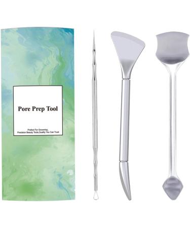 MERIGLARE Pore Prep Tool Comedone Extractor Tool Blackhead Removers Facial Pore Cleaner for Whitehead Popping - Buy Online on GoSupps.com