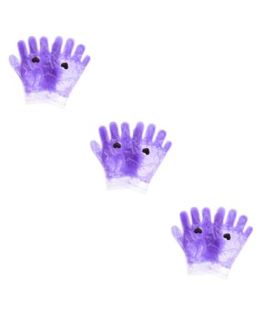 FRCOLOR 3 Pairs Hand Wax Set Foot Wax Set Grooming Glove Wax Bag Paraffin Wax Bath Gloves Paraffin Wax Cover Spa Wax Cover Heated Gloves Hand Care Gloves Clear Gloves Beauty Wax Cosmetic
