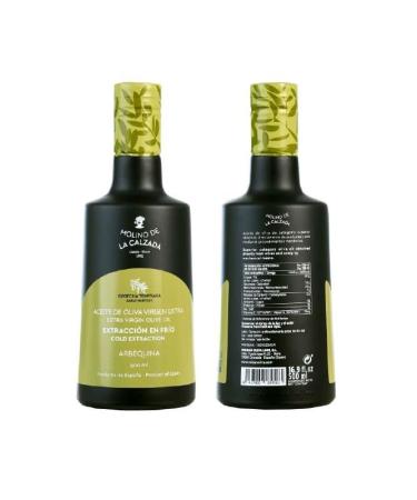 Premium Extra Virgin Olive Oil, Early Harvest, Cold Extraction, Arbequina Variety, 500 mL - Spanish Olive Oil