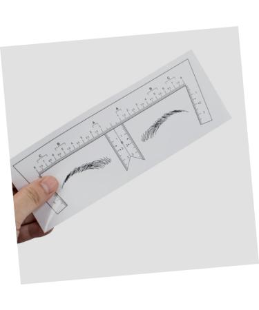 Didiseaon 100pcs Eyebrow Design Ruler Tool Eyebrow Makeup Stencil Brow Ruler Brow Template Guide Ruler Make up - Buy Online on GoSupps.com