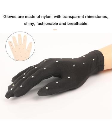 Kawehiop Women's Fashion Figure Skating Wrist Gloves - Breathable Fast-Drying Sunscreen Protection in Skin Color - Buy Online on GoSupps.com