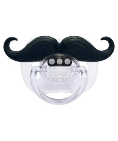 Greattangle baby silicone pacifier funny pacifier pacifier baby rabbits teeth cute pacifier beard pacifier baby accessories black silicone general beard