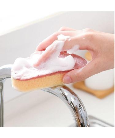 4pcs Kitchen Cleaning Sponges Multi-Functional Cloud Sponge Washing Cloth Car Washing Glass Washing Pads Sponges Red - Buy Online on GoSupps.com