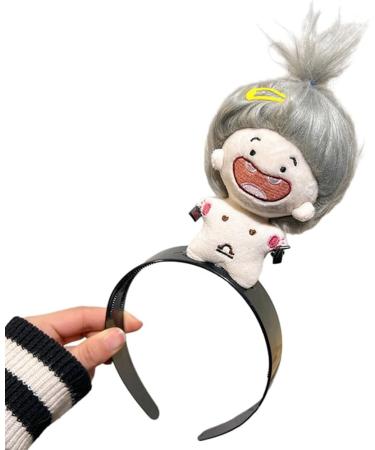 Cartoon Animal Shape Hairband Teen Girl Makeup Washing Face Carnivals Hairband Cotton doll finishO - Buy Online on GoSupps.com