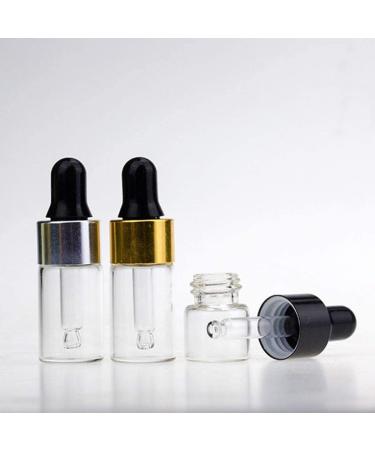 Pack of 20 2ml Clear Glass Bottles with Dropper Pipettes - Buy Online on GoSupps.com