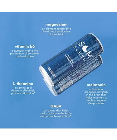 Som Sleep Ultimate Nighttime Set: Sleep Mask & Berry Drink 9-Pack - Buy Online on GoSupps.com