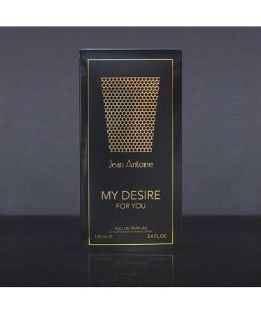 Almas Perfumes JEAN ANTOINE Eau De parfum MY DESIRE - Unisex Spray - 100ML 3.4FL OZ of Long-Lasting Aroma - Luxurious Scent of Arabia for Both Men And Women - Buy Online on GoSupps.com