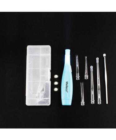 Melleco Upgraded Tonsil Stone Remover Tool Set - 6.75 LED Pick with 4 Attachments + Stainless Steel Pick - Includes 1 Case - Easy Tonsillith Removal - 1 Count - Buy Online on GoSupps.com