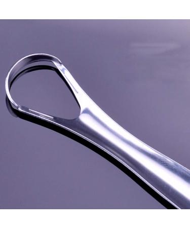 2 Pcs Stainless Steel Tongue Scrapers with Non-Slip Handle and Storage Case - Buy Online on GoSupps.com