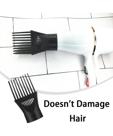 2 Pcs Hair Dryer Diffuser Comb Attachment Nozzles - Black - Buy Online on GoSupps.com