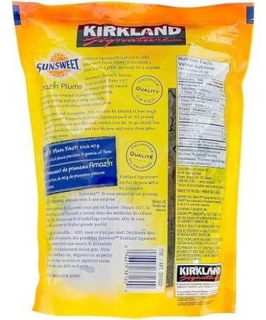 KIRKLAND SIGNATURE Pitted Prunes 1.6 Kilogram - Buy Online on GoSupps.com