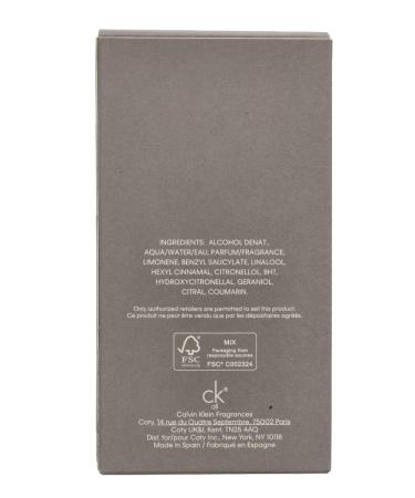 Calvin Klein CK All Eau de Toilette Citrus Unisex Fragrance With Notes of Bergamot Grapefruit Flower Rhubarb & Vetiver Luxury Unisex Perfumes Long Lasting Fragrance 3.3 Fl Oz - Buy Online on GoSupps.com