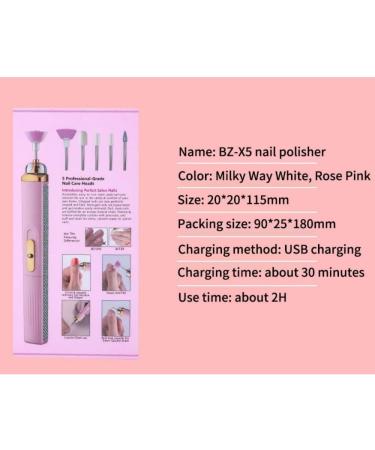 LEBHAR USB charging mini electric nail sharpener (Pink) - Buy Online on GoSupps.com