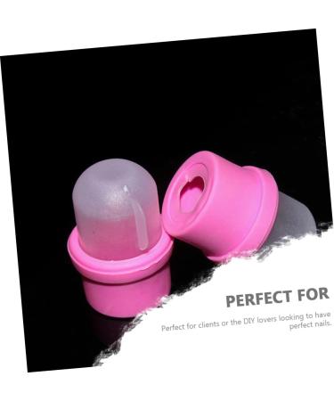 FRCOLOR Lot de 20 Couvre-ongles en Silicone Rose pour Dissolvant Protection Doigts Taille Unique Accessoires Nail Art Professionnels pour Manucure Domicile et Salon - Buy Online on GoSupps.com