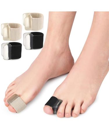 Bunion Corrector Big Toe Brace Sleeves 2 Pairs Soft Breathable Hallux Valgus Corrector Hammer Toes Straightener Orthopedic Bunion Splint Big Toe Separator for Women Men Bunion Foot Pain Relief (S)