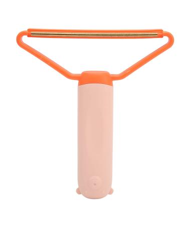 Upgraded Pet Hair Removal Tool DualSided Lint Remover and Carpet Rake for Dog and Cat Hair Portable 5.3 x 6.1 (Pink)