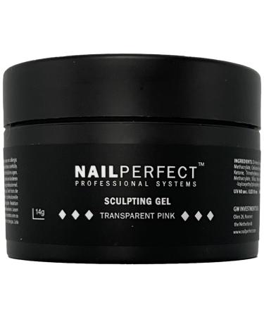 NailPerfect LED/UV Sculpting Gel Transparent Pink 14gr