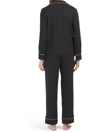 Shop Rae Dunn 2 Piece Pajama Set with Eye Mask - Sleep/Black Large | International Shipping Available - Buy Online on GoSupps.com