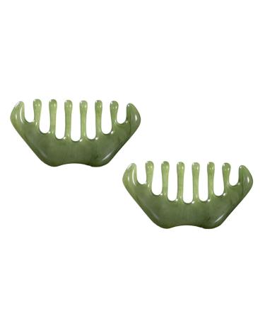 Hapinary 2 pieces of head massage parent parent gifts Long -lived beeswax massage comb body massage device skin care comb scrapping combing scalp massage tool massage