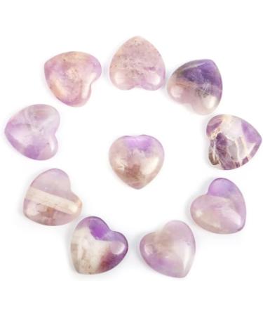 10pc/Set Natural Heart Shaped Crystal Stone Mini 2cm Ornament Reiki Rose Quartz 7 Home Decor natural stone Rose Quartz 10 Pieces - Buy Online on GoSupps.com