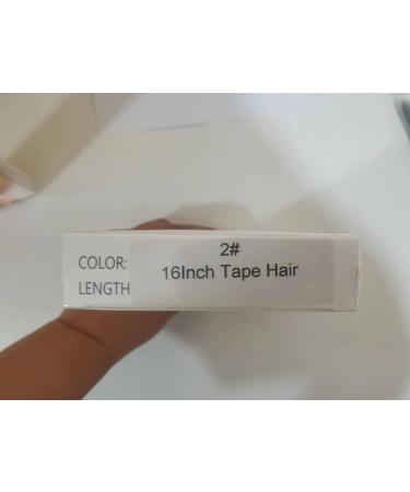 Yilite Tape-In Hair Extensions - 40cm Dark Brown Real Remy Hair Seamless Skin Weft 20 Pieces/Pack - Buy Online on GoSupps.com
