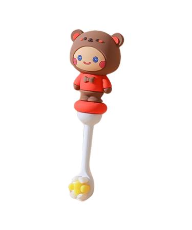 Children's toothbrush - soft bristle training toothbrush for toddlers - safe and harmless children's toothbrush with brush head in children's size Jacekee Braunb r