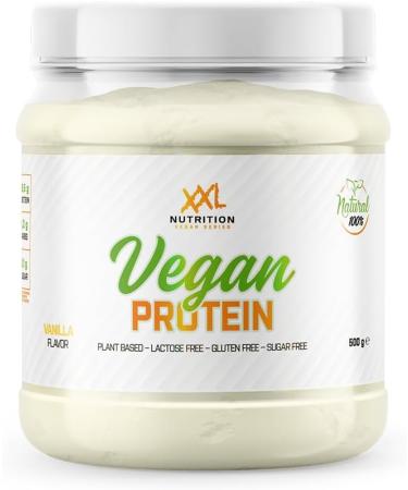 XXL Nutrition Vegan Protein Up to 20 Grams of Protein Protein Shake Pea Protein Isolate Protein Powder Protein 100 Natural & Vegetable Various Flavors Vanilla 500 grams 20 shakes - Buy Online on GoSupps.com