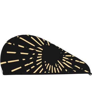 Happy Father's Day Microfiber Hair Towel | Super Absorbent Coral Velvet Wrap for Long Curly & Thick Hair - Buy Online on GoSupps.com