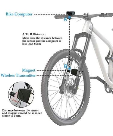 DINOKA Waterproof Wireless Bike Speedometer & Cycling Odometer - Multi-Function LCD Backlight Display - Buy Online on GoSupps.com
