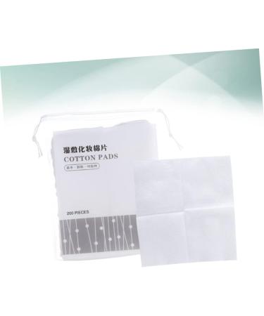 Housoutil Cosmetic Cotton Squares Make up Remover Wipes Makeup Cotton Pad Cotton Makeup Remover Pads Makeup Pad Makeup Remover Wipes Women Cosmetic Pad Girl Face Pad White Disposable 10*10cm White - Buy Online on GoSupps.com