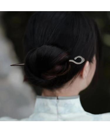 Beaupretty Wooden Hair Sticks Chinese Chopstick Hair Pins Retro Hair Sticks Hair Bun - Buy Online on GoSupps.com