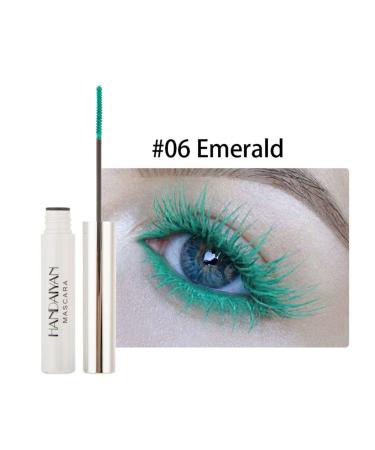 Allbestaye Colorful Waterproof Mascara Set | Long-lasting Fine Brush | Green Black & White | Shop Now! - Buy Online on GoSupps.com