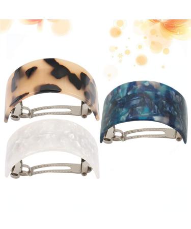 Minkissy French Hair Clips - Shell No Jaw Clamp 3 Pieces - Trendy Hair Accessories for Effortless Style - Buy Online on GoSupps.com