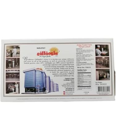 Gulluoglu (Pistachio-Hazelnut) Turkish Delight 250 gr (Pack of 1) daily fresh shipment from Istanbul/Turkey - Buy Online on GoSupps.com