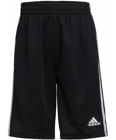 adidas Youth 2-Pack 3 Stripes Shorts in Black/White & Dark Grey/Black - Size Large - Buy Online on GoSupps.com