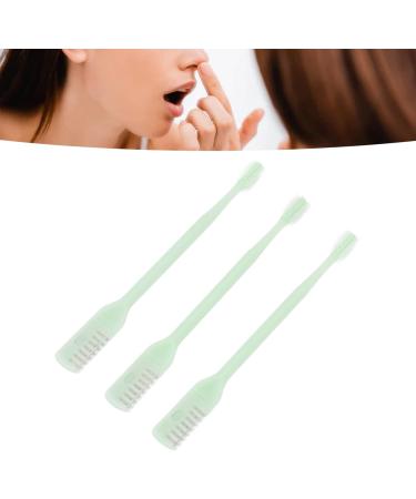  HELEVIA 3Pcs Manual Nose Hair Trimmer Double Heads 360 Degree Rotation Deep Cleaning Nose Hair Cutter Mint Green - Buy Online on GoSupps.com