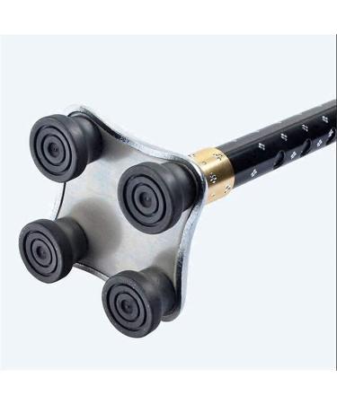Folding Cane Crutch Elderly Four Feet with Light Telescopic Aluminum Alloy Anti-Skid Family - Buy Online on GoSupps.com