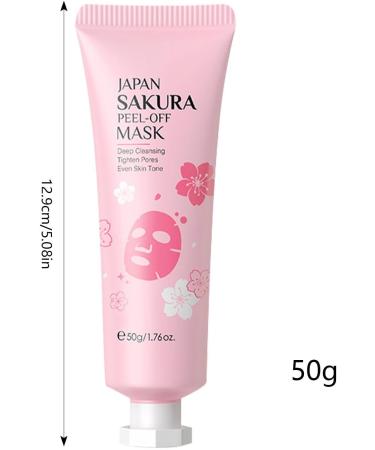  G n rique 50G Peel-Off Mask - Deep Cleansing and Oil Control | Hydrating Facial Mask with Cherry Blossom Extract | Pore Cleansing Impurity Removal and Quick Treatment - Buy Online on GoSupps.com