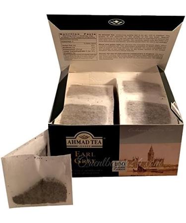  Ahmad Tea Ahmad Tea - Earl Grey | Black Tea Blend with Bergamot | 100 x 2g Tea Bags | Ribbon-Free Tea Bags - Buy Online on GoSupps.com
