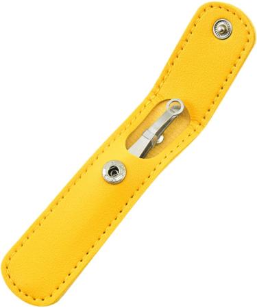 Frcolor Stainless Steel Round Nose Hair Clips - 5-Pack Reusable Beard & Eyebrow Tweezers for Men - Yellow - 9.8x1cm - Perfect Grooming Tool for Nose & Eyelash Hair Removal - Buy Online on GoSupps.com