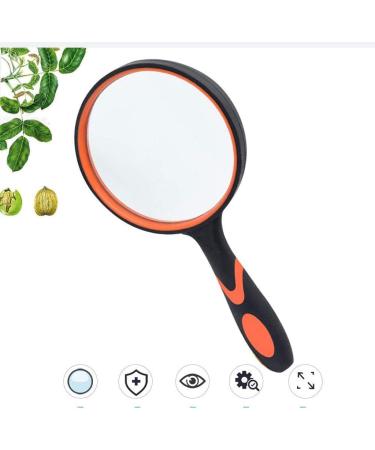 10X Magnifiers Real Glass Magnifying Lens 75mm Diameter Reading Magnifying Glass for Reading Book Newspaper Map Puzzle Jewellery Vision - Buy Online on GoSupps.com