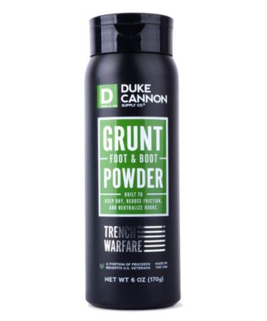 Duke Cannon Grunt Powder Boot/Foot Powder 6 oz. 1 pk