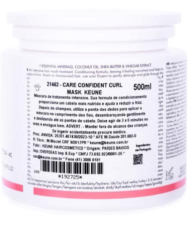 Keune Care Line Confident Curl Mask 500ml - nourishing mask for curly hair - Buy Online on GoSupps.com