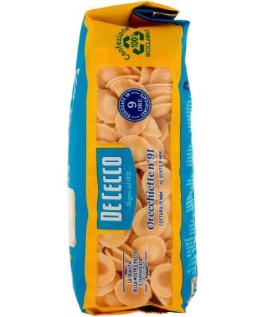 De Cecco Orecchiette n.91 (500g) - Pack of 3 - Buy Online on GoSupps.com